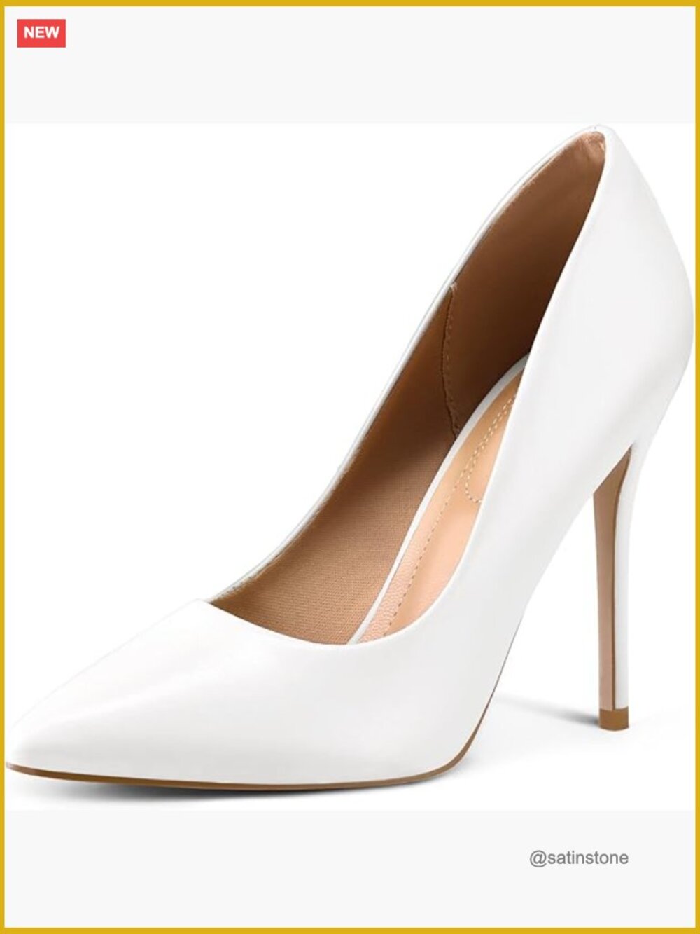 Women's High Heels Pumps Pointed Toe Stiletto 4IN Heels Dress Wedding Shoes
